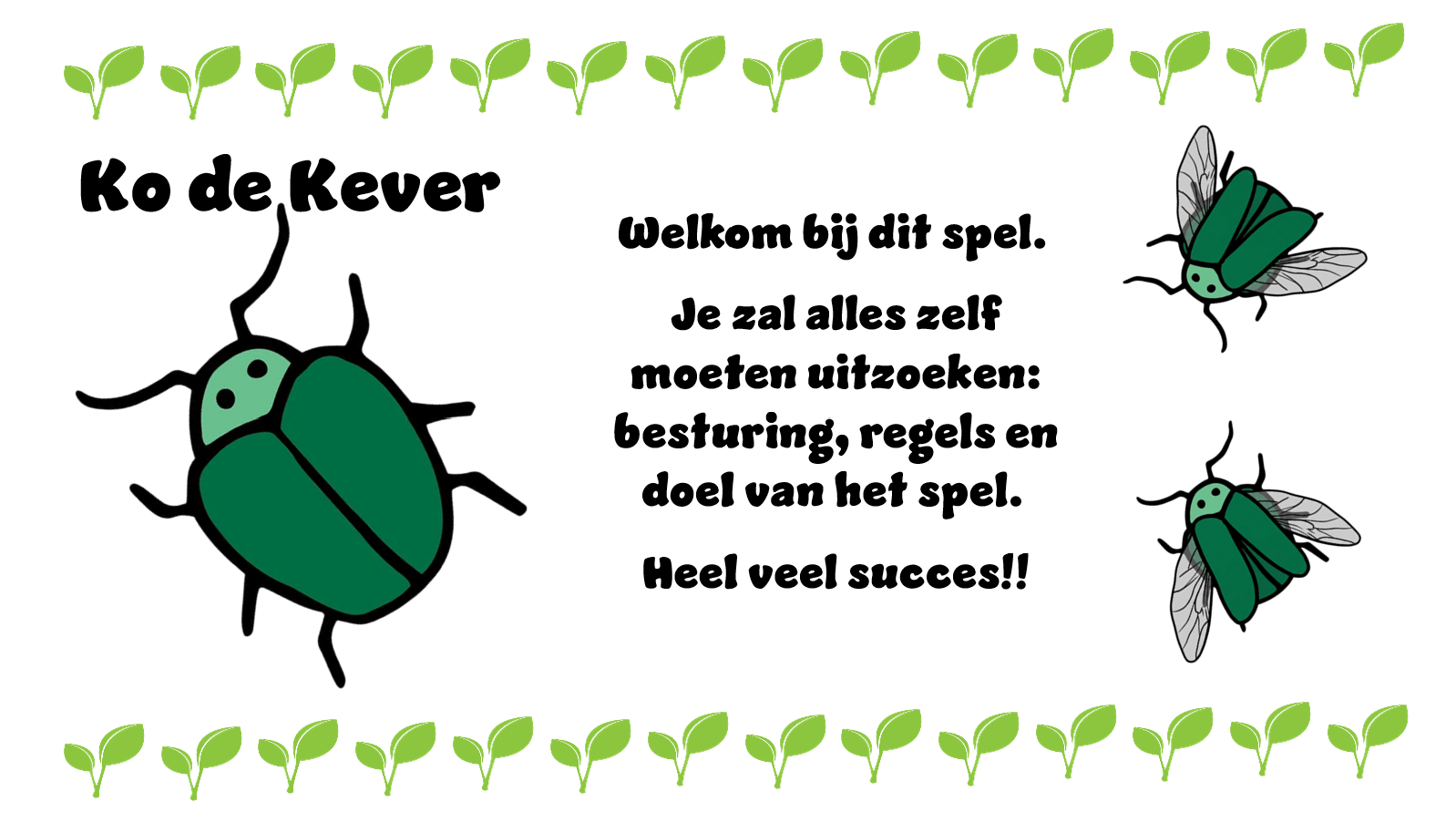 Ko de Kever Startscherm